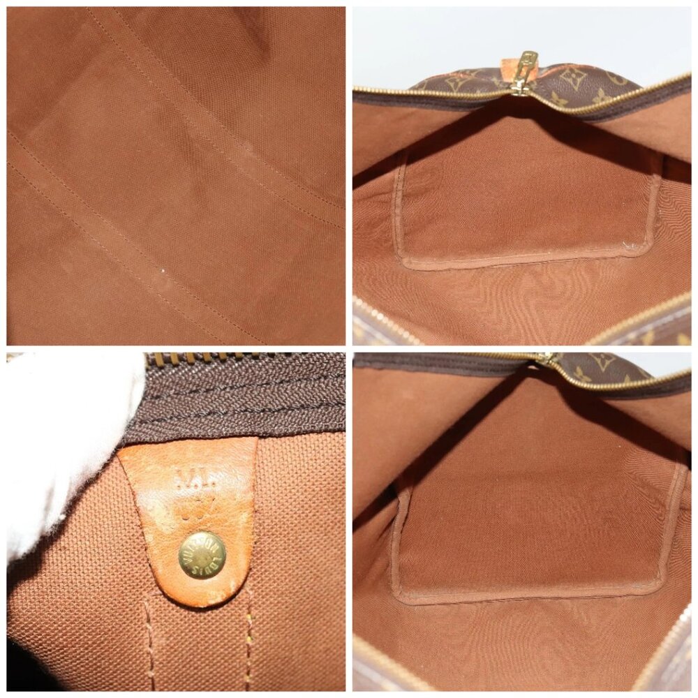 LOUIS VUITTON Monogram Keepall 55 Boston Bag M41424 LV Auth 136505 - Picture 15 of 16